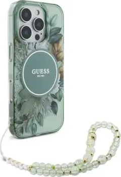 Guess PC/TPU Flowers (MagSafe) для iPhone 16 Pro Max GUHMP16XHFWBRCESN