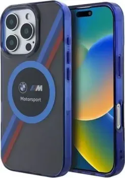 BMW Motorsport PC/TPU Circle and Tricolor (MagSafe) для iPhone 16 Pro Max BMHMP16X23HTPUK