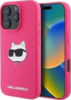 Lagerfeld Liquid Silicone NFT Choupette Head (MagSafe) для iPhone 16 Pro KLHMP16LSCHPPLF