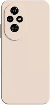 KST Silicone Cover для Honor 200 Pro (пудровый, с закрытым низом)