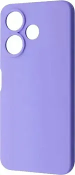 KST Silicone Cover для Xiaomi Redmi 13 4G (фиалковый с закрытым низом)