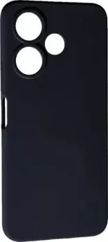 KST Silicone Cover для Xiaomi Redmi 13 4G (черный с закрытым низом)