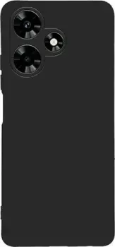 KST Silicone Cover для Infinix Hot 30 Play (черный с закрытым низом)