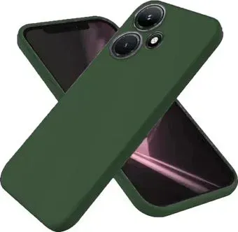 KST Silicone Cover для Infinix Hot 30 Play (хаки с закрытым низом)