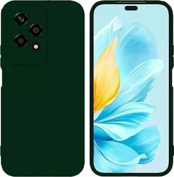 KST Silicone Cover для Honor 200 Lite (хаки с закрытым низом)