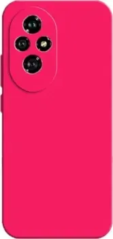 KST Silicone Cover для Honor 200 Pro (фуксия, с закрытым низом)