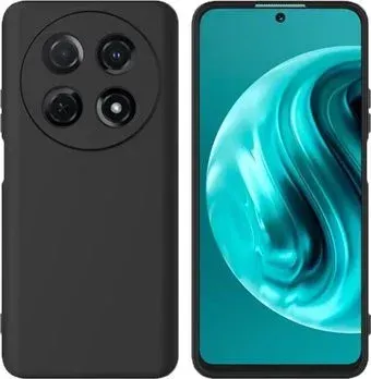 KST Silicone Cover для Huawei Nova 12i (черный, с закрытым низом)