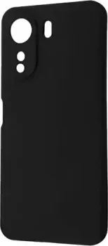 KST Silicone Cover для Xiaomi Redmi 13C (черный с закрытым низом)