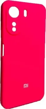 KST Silicone Cover для Xiaomi Redmi 13C (фуксия с закрытым низом)