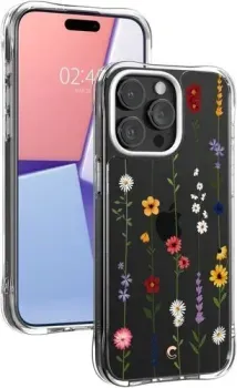 Spigen Cyrill Cecile для iPhone 15 Pro ACS06760 (прозрачный/цветы)