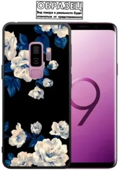 Case Print для iPhone X/XS (черно-белый цветок)