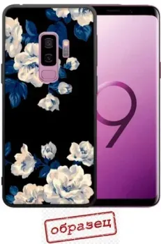 Case Print для Galaxy A20/A30 (черно-белый цветок)