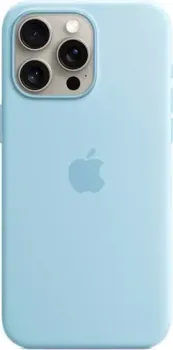 Apple MagSafe Silicone Case для iPhone 15 Pro Max (голубой)