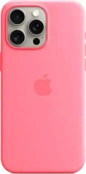 Apple MagSafe Silicone Case для iPhone 15 Pro Max (розовый)