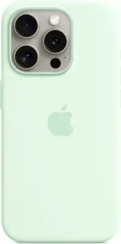 Apple MagSafe Silicone Case для iPhone 15 Pro (нежная мята)
