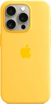 Apple MagSafe Silicone Case для iPhone 15 Pro (солнечное сияние)