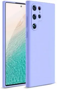 KST Silicone Cover для Samsung Galaxy S23 Ultra (фиалковый с закрытым низом)