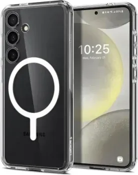 Spigen Crystal Hybrid One Tap Ring Magsafe для Samsung Galaxy S24 ACS07223 (прозрачный)