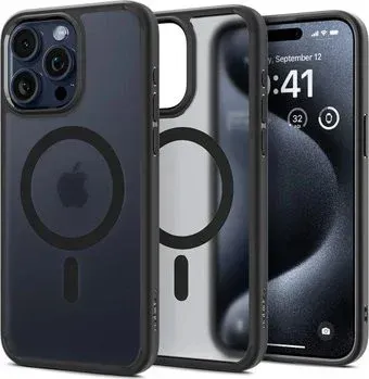 Spigen Ultra Hybrid (MagFit) для iPhone 15 Pro Max ACS06581 (черный)