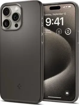 Spigen Thin Fit для iPhone 15 Pro Max ACS06545 (серый)