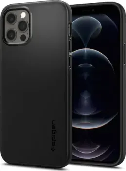 Spigen Thin Fit для iPhone 12/iPhone 12 Pro ACS01696 (черный)