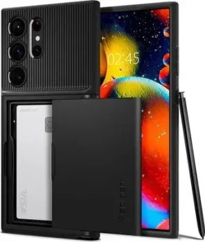 Spigen Slim Armor CS для Galaxy S23 Ultra ACS05628 (черный)