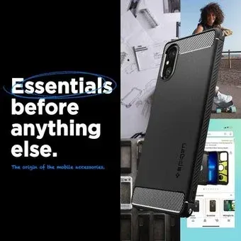 Spigen Rugged Armor для Sony Xperia 5 V ACS06359 (черный)