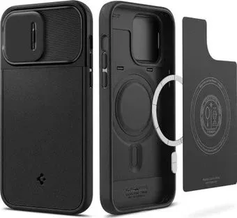 Spigen Optik Armor (MagFit) для iPhone 14 Pro Max ACS04848 (черный)