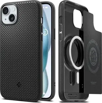 Spigen Mag Armor (MagFit) для iPhone 15 Plus ACS06671 (черный)