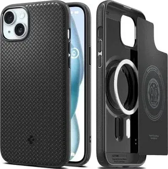 Spigen Mag Armor (MagFit) для iPhone 15 ACS06815 (черный)