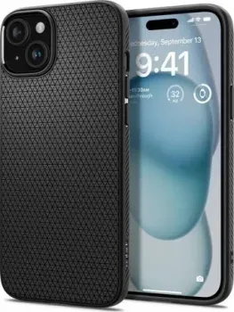 Spigen Liquid Air для iPhone 15 ACS06790 (черный)