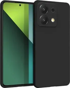 KST Silicone Cover для Poco M6 Pro/Xiaomi Redmi Note 13 Pro 4G (черный)