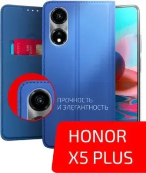 Akami Book Case Series для Honor X5 Plus (синий)