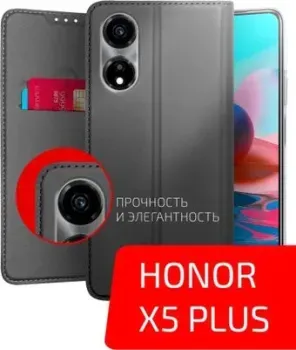 Akami Book Case Series для Honor X5 Plus (черный)