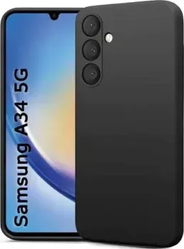 KST Soft-touch для Samsung Galaxy A34 5G (черный)