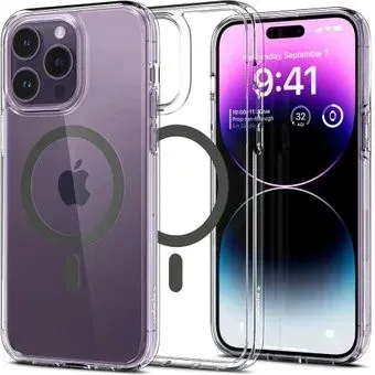 Spigen Ultra Hybrid (MagFit) для iPhone 14 Pro ACS04970 (темно-серый)