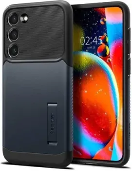 Spigen Slim Armor для Galaxy S23 ACS05734 (синий/серый)