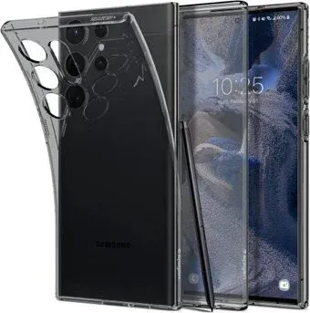 Spigen Liquid Crystal для Galaxy S23 Ultra ACS05611 (прозрачный, затемненный)