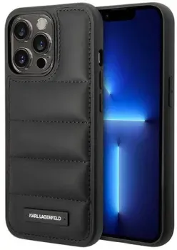 CG Mobile Lagerfeld PU Quilted Metal logo Hard для iPhone 15 Pro Max KLHCP15XPSQAK