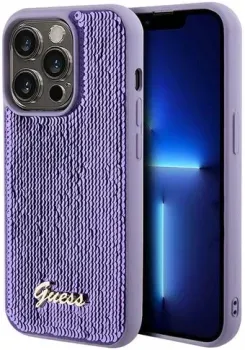 CG Mobile Guess Sequins Script metal logo Hard для iPhone 15 Pro Max GUHCP15XPSFDGSU