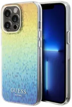 CG Mobile Guess PC/TPU Faceted Mirror Disco Hard для iPhone 15 Pro Max GUHCP15XHDECMI