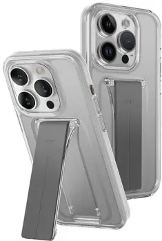 Uniq Heldro Mount with Stand Clear для iPhone 15 Pro IP6.1P(2023)-HELMCLR