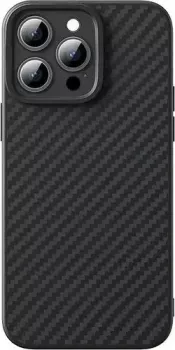 Baseus Synthetic Fiber Series Magnetic для iPhone 15 Pro (черный)