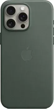 Apple MagSafe FineWoven Case для iPhone 15 Pro Max (зеленый)