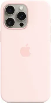 Apple MagSafe Silicone Case для iPhone 15 Pro Max (светло-розовый)