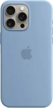 Apple MagSafe Silicone Case для iPhone 15 Pro Max (зимний синий)