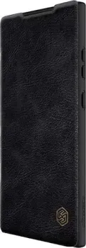 Nillkin QIN Pro с защитой камеры и визитницей для Samsung S23 Ultra (черный)