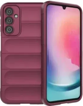 Hurtel Magic Shield для Samsung Galaxy A24 4G (бордовый)