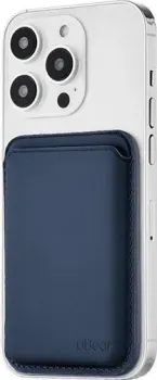 uBear Leather Shell для iPhone 12+ (темно-синий)