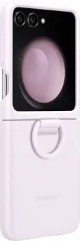 Samsung Silicone Case with Ring Z Flip5 (лавандовый)